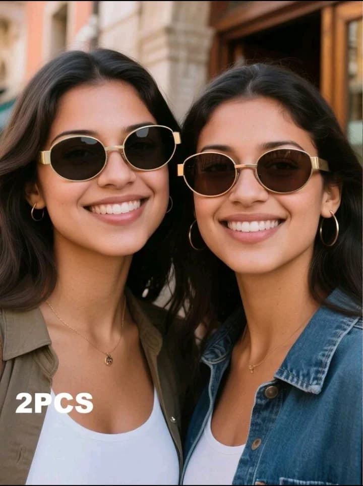 نظارات شمسية نسائية- 2PCS